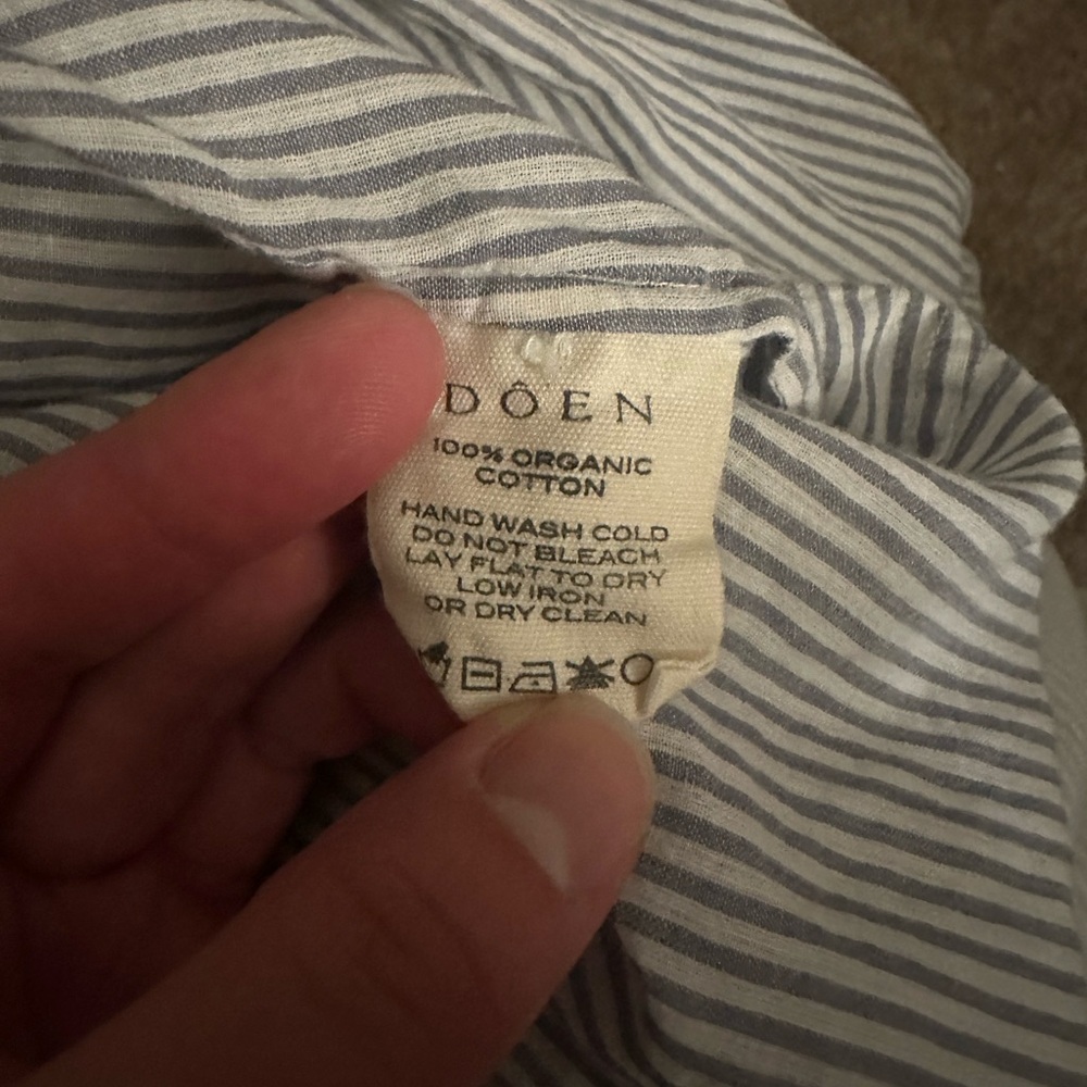 Doen Jane Striped Button-Front Blouse - Picture 7 of 7